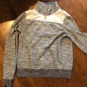 Pink quarter zip